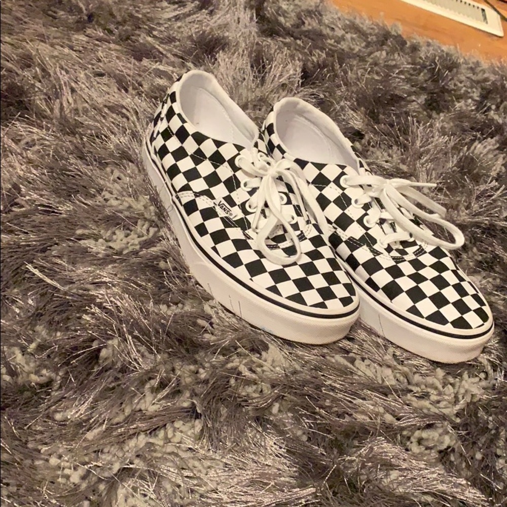 Checkered vans